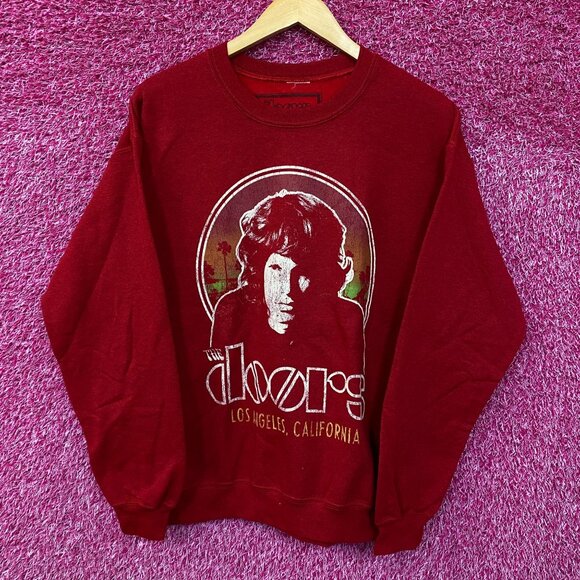 The Doors Jim Morrison Los Angeles CA Rock Band Crewneck M - Picture 1 of 4